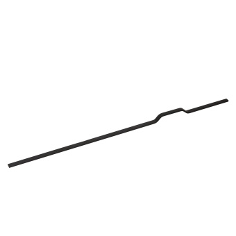 Ручка-скоба L=352-1056 мм ассиметричная, черный